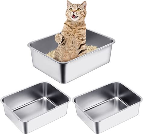 iprimio ultimate stainless steel cat xl litter box walmart|stainless steel litter box enclosure.